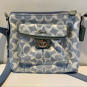 Coach light blue Crossbody Bag